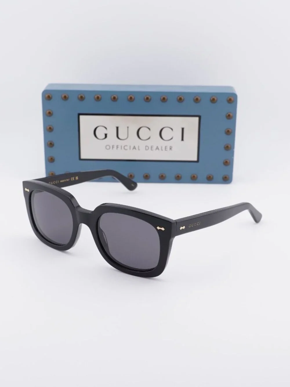 Gucci GG0912S 005 Square Sunglasses - Black / Grey